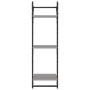 Estantes pared con barras 6 pzas madera ingeniería gris Sonoma by , Shelves and shelves - Ref: Foro24-836271, Price: 68,37 €,...