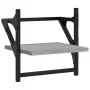 Estantes pared con barras 6 pzas madera ingeniería gris Sonoma by , Shelves and shelves - Ref: Foro24-836271, Price: 68,37 €,...