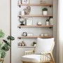 Estante de pared madera roble tratada marrón claro 100x10x4 cm by , Shelves and shelves - Ref: Foro24-363675, Price: 28,00 €,...