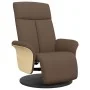 Sillón reclinable con reposapiés tela marrón von , Sessel - Ref: Foro24-356524, Preis: 240,44 €, Rabatt: %
