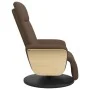 Sillón reclinable con reposapiés tela marrón von , Sessel - Ref: Foro24-356524, Preis: 240,44 €, Rabatt: %