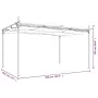 Pérgola con cubierta retráctil gris taupe 395x292x230 cm by , Tents and gazebos - Ref: Foro24-360118, Price: 277,53 €, Discou...