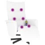 Sillón reclinable masaje con reposapiés cuero sintético blanco by , Armchairs - Ref: Foro24-356598, Price: 236,29 €, Discount: %
