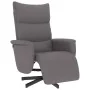 Sillón reclinable con reposapiés cuero sintético gris by , Armchairs - Ref: Foro24-356587, Price: 216,86 €, Discount: %