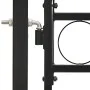 Cancela de valla doble puerta con arco acero negro 300x200 cm by , garden gates - Ref: Foro24-146341, Price: 503,54 €, Discou...