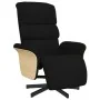 Sillón reclinable con reposapiés tela negra von , Sessel - Ref: Foro24-356603, Preis: 235,79 €, Rabatt: %