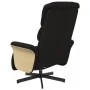 Sillón reclinable con reposapiés tela negra von , Sessel - Ref: Foro24-356603, Preis: 235,79 €, Rabatt: %