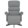 Sillón reclinable con reposapiés tela gris claro von , Sessel - Ref: Foro24-356601, Preis: 235,87 €, Rabatt: %