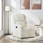 Sillón reclinable terciopelo blanco crema by , Armchairs - Ref: Foro24-371806, Price: 232,24 €, Discount: %