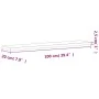 Estante de pared madera maciza de haya 100x20x2,5 cm von , Regale und Regale - Ref: Foro24-356016, Preis: 39,65 €, Rabatt: %