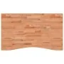 Tablero de escritorio madera maciza de haya 100x(55-60)x2,5 cm de , Accesorios y productos para escritorios - Ref: Foro24-356...