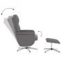 Sillón reclinable con reposapiés cuero sintético gris von , Sessel - Ref: Foro24-356591, Preis: 165,15 €, Rabatt: %