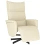 Sillón reclinable con reposapiés cuero sintético color crema von , Sessel - Ref: Foro24-356585, Preis: 216,86 €, Rabatt: %