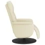 Sillón reclinable con reposapiés cuero sintético color crema von , Sessel - Ref: Foro24-356545, Preis: 210,06 €, Rabatt: %