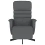 Sillón reclinable con reposapiés cuero sintético gris von , Sessel - Ref: Foro24-356706, Preis: 215,23 €, Rabatt: %