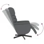 Sillón reclinable con reposapiés cuero sintético gris von , Sessel - Ref: Foro24-356706, Preis: 215,23 €, Rabatt: %