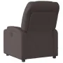 Sillón de masaje reclinable de tela marrón oscuro by , Armchairs - Ref: Foro24-372458, Price: 214,80 €, Discount: %