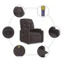 Sillón de masaje reclinable de tela marrón oscuro by , Armchairs - Ref: Foro24-372458, Price: 214,80 €, Discount: %