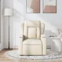 Sillón de masaje reclinable de tela crema by , Armchairs - Ref: Foro24-372424, Price: 269,02 €, Discount: %