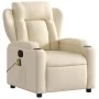 Sillón de masaje reclinable de tela crema by , Armchairs - Ref: Foro24-372424, Price: 269,02 €, Discount: %