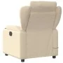 Sillón de masaje reclinable de tela crema by , Armchairs - Ref: Foro24-372424, Price: 269,02 €, Discount: %