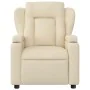 Sillón de masaje reclinable de tela crema by , Armchairs - Ref: Foro24-372424, Price: 269,02 €, Discount: %