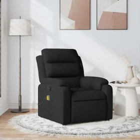 Sillón reclinable de masaje de tela negro by , Armchairs - Ref: Foro24-373476, Price: 259,75 €, Discount: %