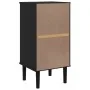 Mesita noche SENJA aspecto ratán madera pino negro 40x35x80 cm von , Nachttische - Ref: Foro24-358018, Preis: 80,33 €, Rabatt: %