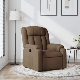Sillón reclinable de tela marrón von , Sessel - Ref: Foro24-373578, Preis: 229,54 €, Rabatt: %