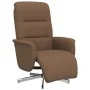 Sillón reclinable con reposapiés tela marrón by , Armchairs - Ref: Foro24-356564, Price: 206,08 €, Discount: %