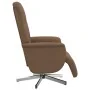 Sillón reclinable con reposapiés tela marrón by , Armchairs - Ref: Foro24-356564, Price: 206,08 €, Discount: %