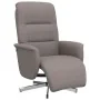 Sillón reclinable con reposapiés tela gris taupe by , Armchairs - Ref: Foro24-356566, Price: 206,08 €, Discount: %