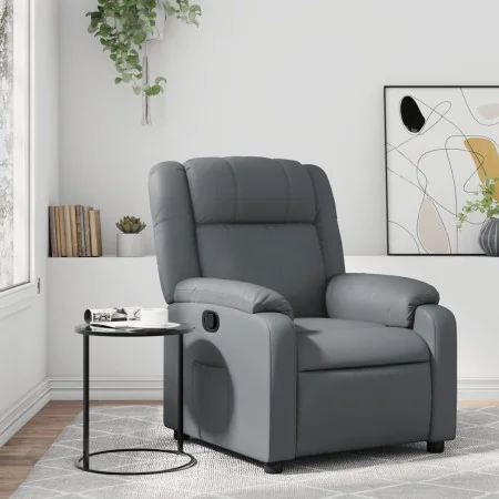 Sillón reclinable de cuero sintético gris von , Sessel - Ref: Foro24-373525, Preis: 248,52 €, Rabatt: %