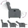 Sillón reclinable de cuero sintético gris von , Sessel - Ref: Foro24-373525, Preis: 248,52 €, Rabatt: %
