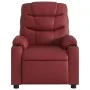 Sillón reclinable de cuero sintético rojo tinto von , Sessel - Ref: Foro24-374137, Preis: 215,42 €, Rabatt: %