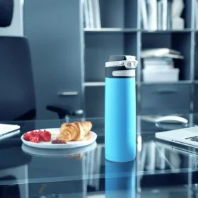 Leifheit Botella de termo Flip azul agua 600 ml by , Thermos - Ref: Foro24-444109, Price: 30,40 €, Discount: %