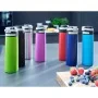 Leifheit Botella de termo Flip azul agua 600 ml by , Thermos - Ref: Foro24-444109, Price: 30,40 €, Discount: %