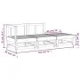 Juego de muebles de jardín 3 pzas madera maciza de pino negro von , Modulare Sofas für den Außenbereich - Ref: Foro24-825412,...