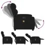 Sillón reclinable de masaje eléctrico tela negro de , Sillones - Ref: Foro24-3204970, Precio: 295,83 €, Descuento: %