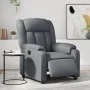 Sillón reclinable eléctrico de cuero sintético gris by , Armchairs - Ref: Foro24-3205253, Price: 259,07 €, Discount: %