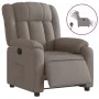 Sillón reclinable eléctrico tela gris taupé de , Sillones - Ref: Foro24-3205300, Precio: 281,78 €, Descuento: %