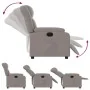 Sillón reclinable eléctrico tela gris taupé de , Sillones - Ref: Foro24-3205300, Precio: 281,78 €, Descuento: %