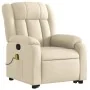 Silla de masaje reclinable de pie de tela color crema by , Armchairs - Ref: Foro24-3205337, Price: 337,26 €, Discount: %