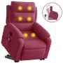 Sillón reclinable de masaje elevable terciopelo rojo tinto von , Sessel - Ref: Foro24-3205108, Preis: 332,74 €, Rabatt: %