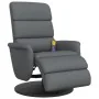 Sillón reclinable de masaje con reposapiés cuero sintético gris von , Sessel - Ref: Foro24-356727, Preis: 260,98 €, Rabatt: %