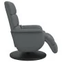 Sillón reclinable de masaje con reposapiés cuero sintético gris von , Sessel - Ref: Foro24-356727, Preis: 260,98 €, Rabatt: %