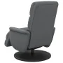 Sillón reclinable de masaje con reposapiés cuero sintético gris von , Sessel - Ref: Foro24-356727, Preis: 260,98 €, Rabatt: %