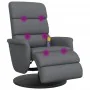 Sillón reclinable de masaje con reposapiés cuero sintético gris von , Sessel - Ref: Foro24-356727, Preis: 260,98 €, Rabatt: %