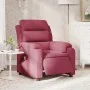 Sillón reclinable de masaje eléctrico terciopelo rojo tinto de , Sillones - Ref: Foro24-3205086, Precio: 300,30 €, Descuento: %