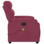 Sillón reclinable de masaje eléctrico terciopelo rojo tinto de , Sillones - Ref: Foro24-3205086, Precio: 300,30 €, Descuento: %